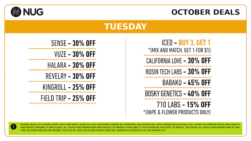 California Collective Care NUG 💀 Tuesday Deals!