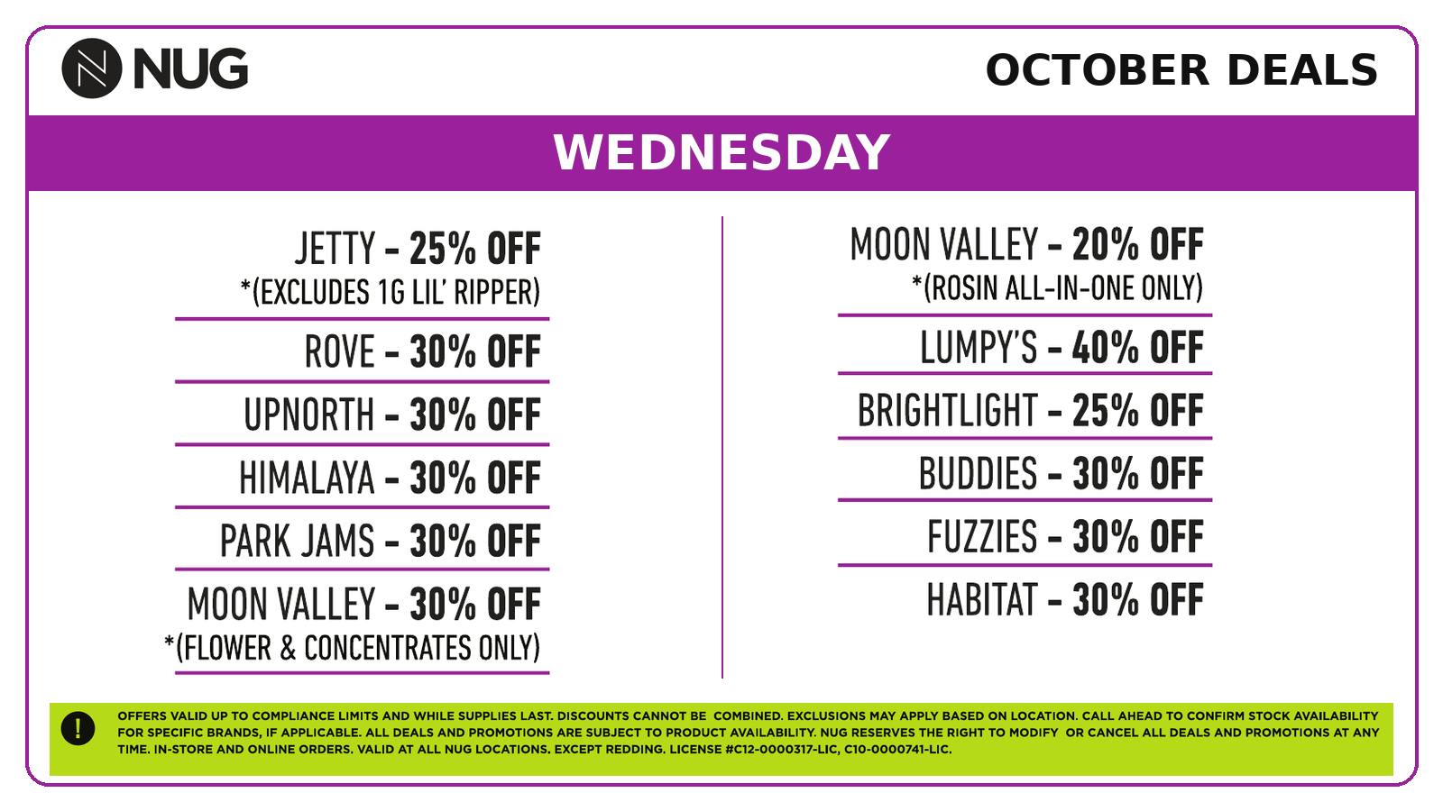 California Collective Care NUG 💀 Wednesday Deals!