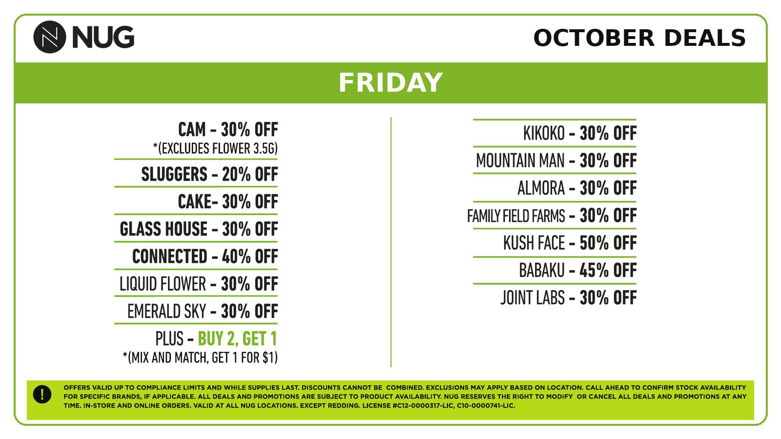 California Collective Care NUG 💀 Friday Deals!