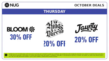 NUG Yonkers NUG 🕷️🕸️ Thursday Deals!