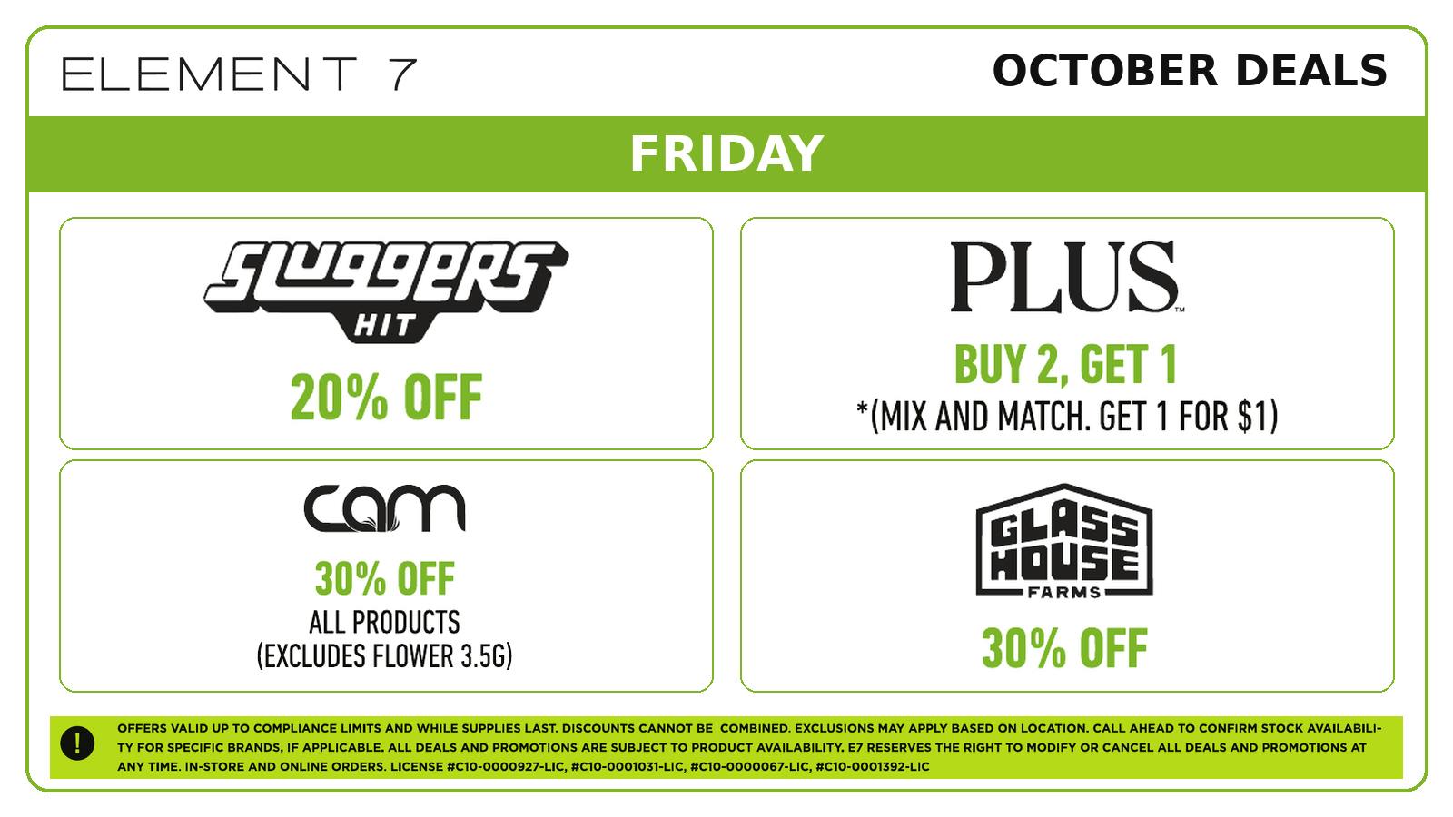 Element 7 Powered by NUG - Cathedral City E7 x NUG 👻 Friday Deals!!