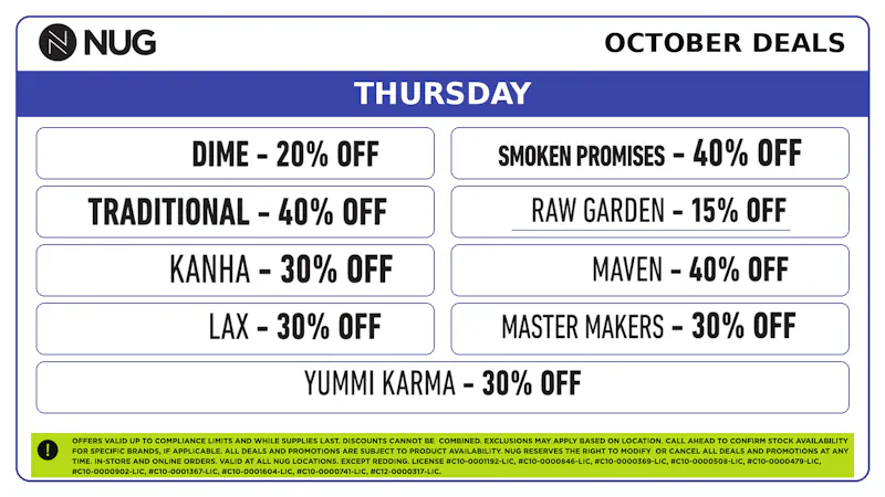 NUG Alameda NUG 🍁 Thursday Deals!