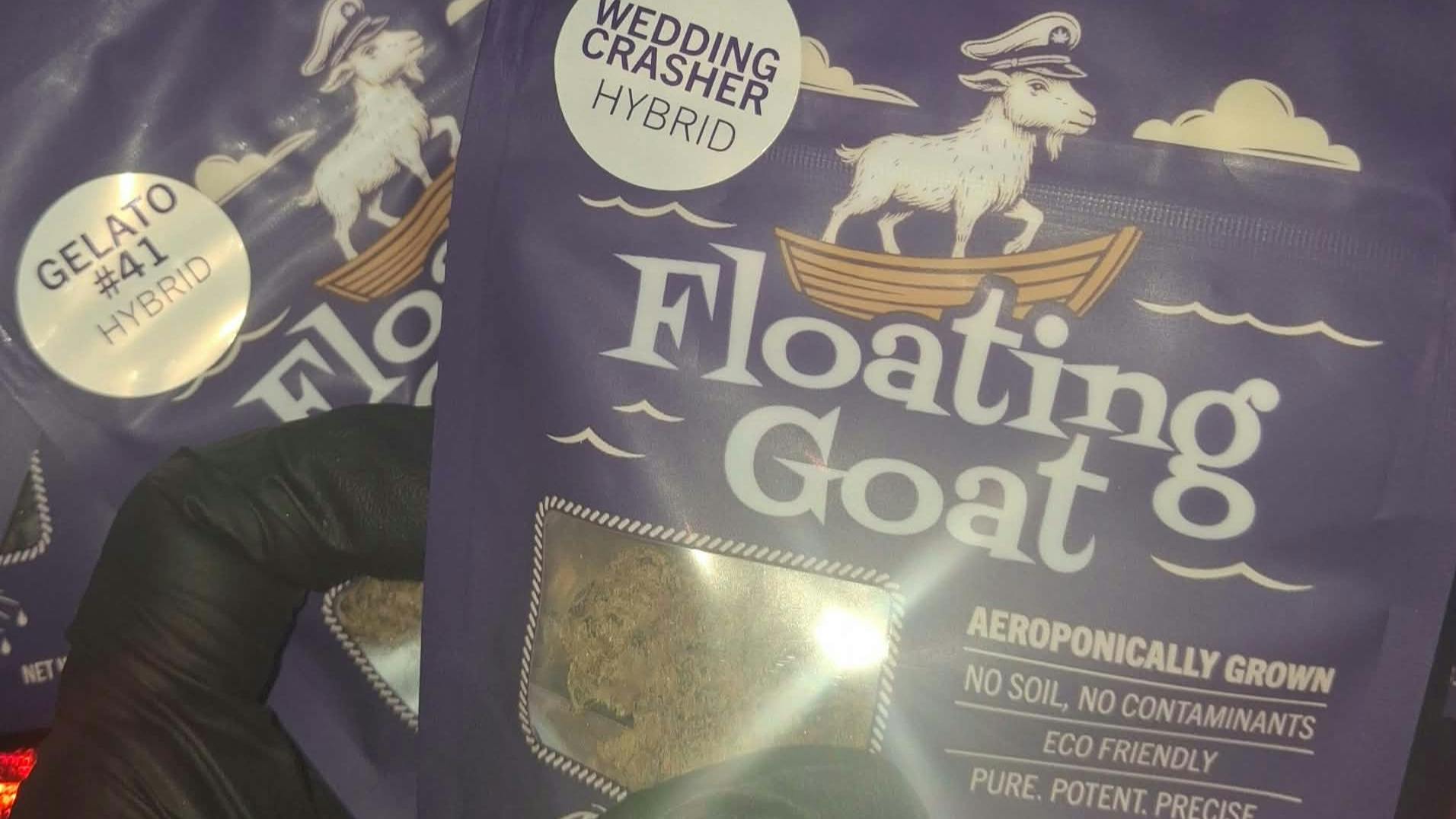 K'S DISPO - BIXBY FLOATING GOAT INDOOR FLOWER 8THS- FOUR FOR $36