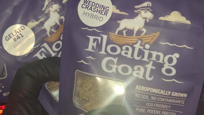 K'S DISPO - BIXBY FLOATING GOAT INDOOR FLOWER 8THS- FOUR FOR $36