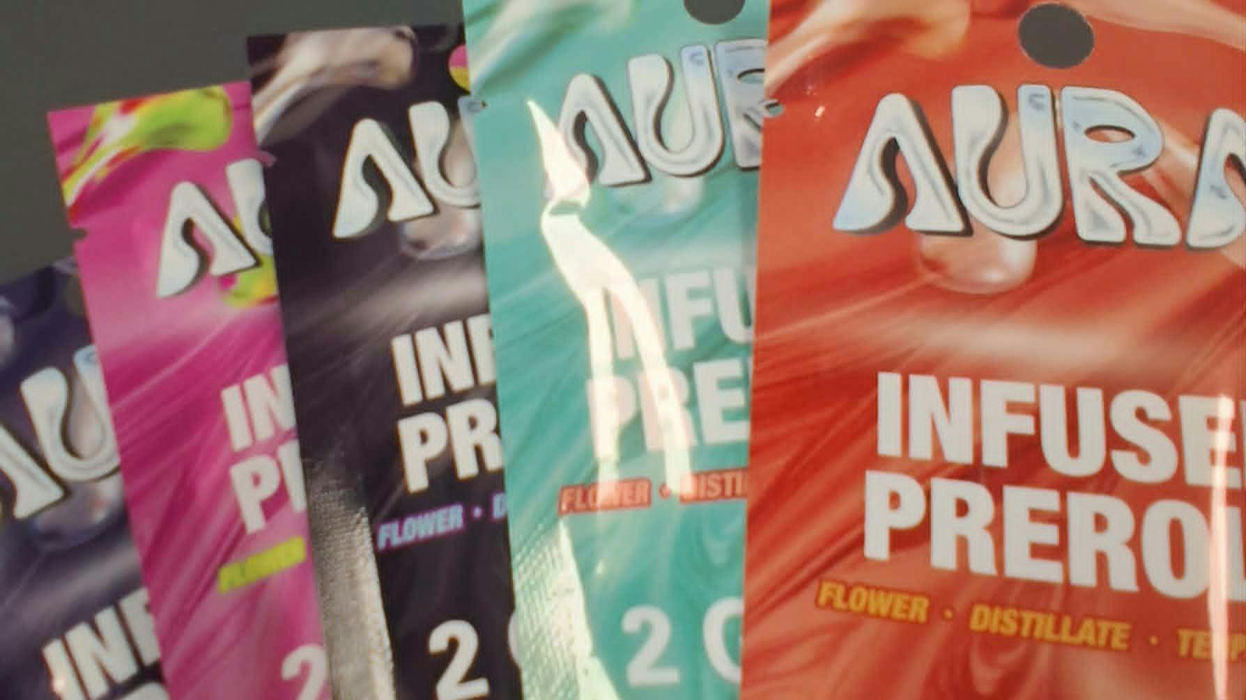 K'S DISPO - BIXBY Aura Premium Triple Infused Pre Rolls, 3/$15