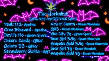 The Herbalist 30% Off Overstock Sale