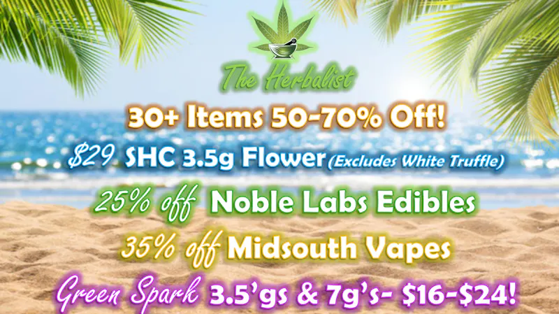 The Herbalist 30+ Items 50-70% Off!