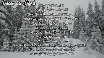 Experience Cannabis December Monthly Deals