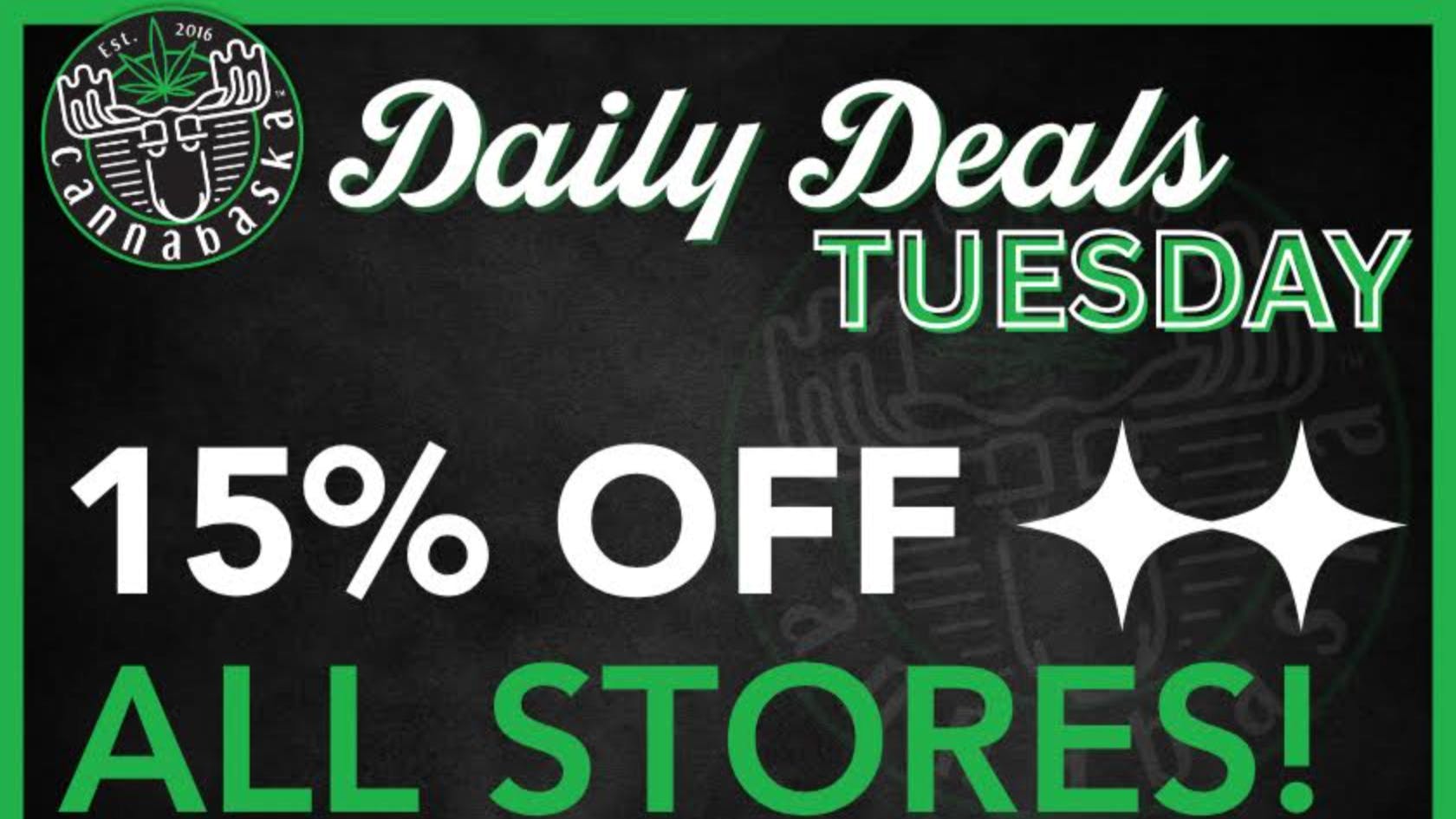 Cannabaska Double Points Tuesday