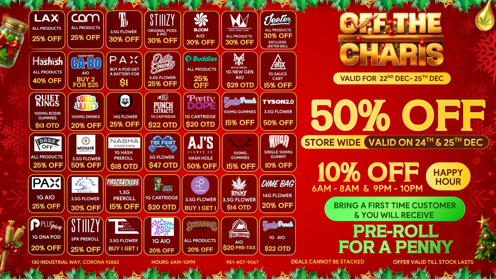 Off the Charts - Corona 🎅Santa came early and brought better deals🎅