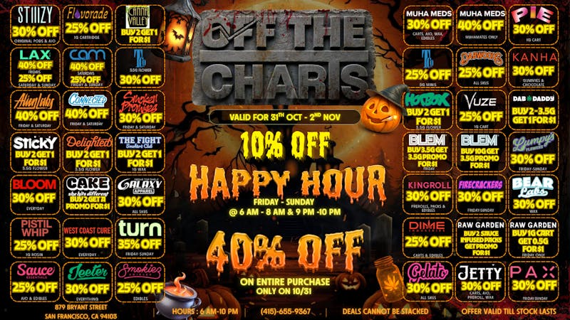 Off the Charts - San Francisco HALLOWEED @ OTC SAN FRANCISCO!!