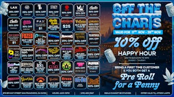 Off the Charts - San Francisco OTC SAN FRANCISCO WEEKDAY DEALS