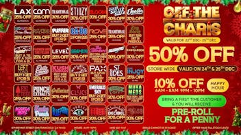 Off the Charts - San Francisco HAPPY HOLIBLAZE!!! WHOLE STORE HALF OFF!!!!!
