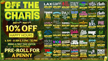Off the Charts - San Francisco APRIL SHOWERS BRING MAYYYY FLOWER DEALS!!!!