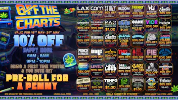 Off the Charts - San Francisco Top Shelf. Bottom Prices! BEST IN THE BAY!!!!!