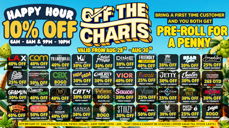 Off the Charts - San Francisco YOU DONT WANNA MISS OUT!!