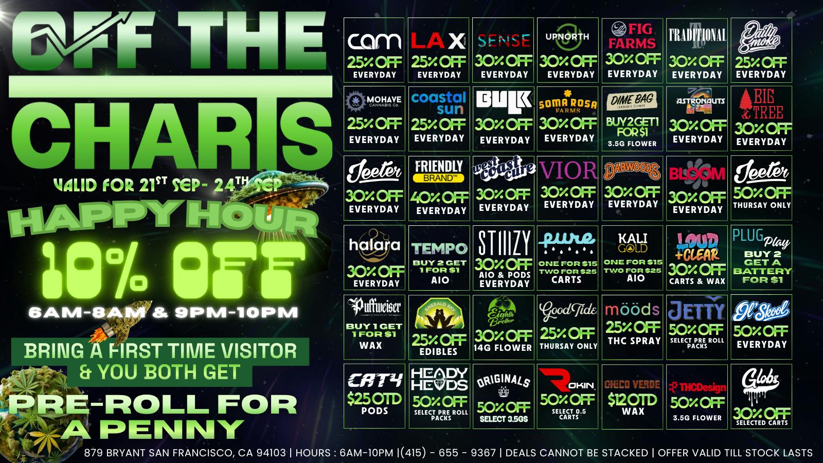 Off the Charts - San Francisco BEST DEALS YOULL EVER SEE