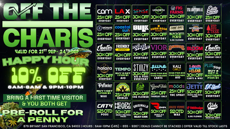 Off the Charts - San Francisco BEST DEALS YOULL EVER SEE