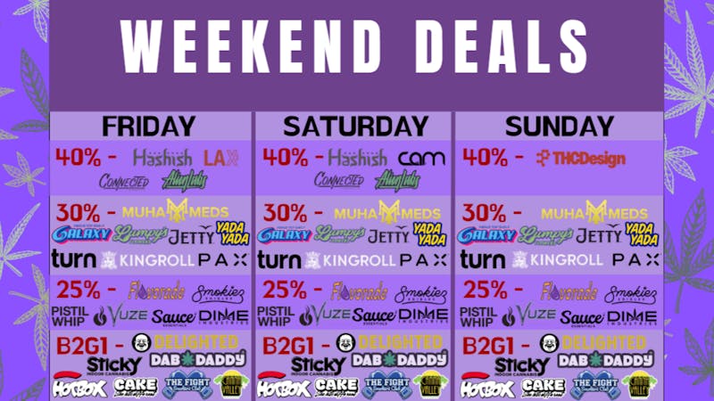Off the Charts - WEHO WEEKEND DEALS at OTC!!!