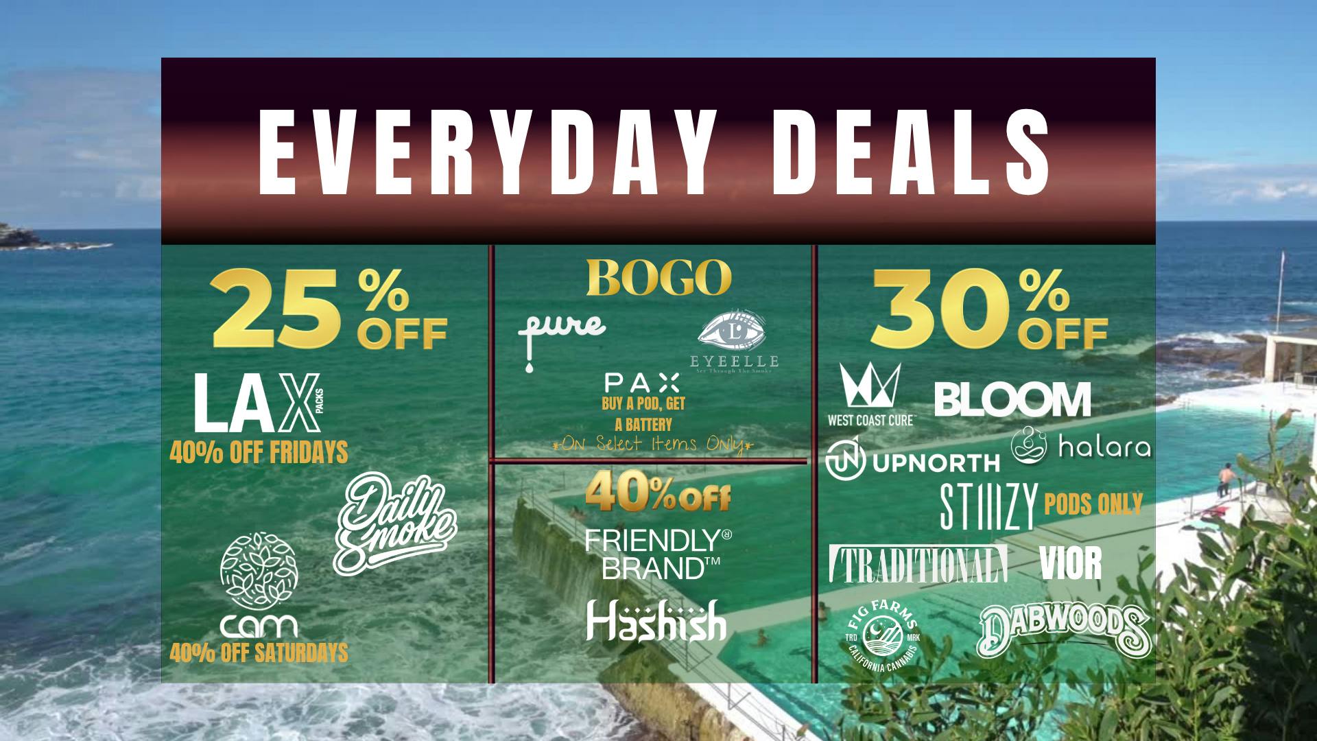 Off the Charts - WEHO THE BEST DEALS, ALL WEEK LONG!!