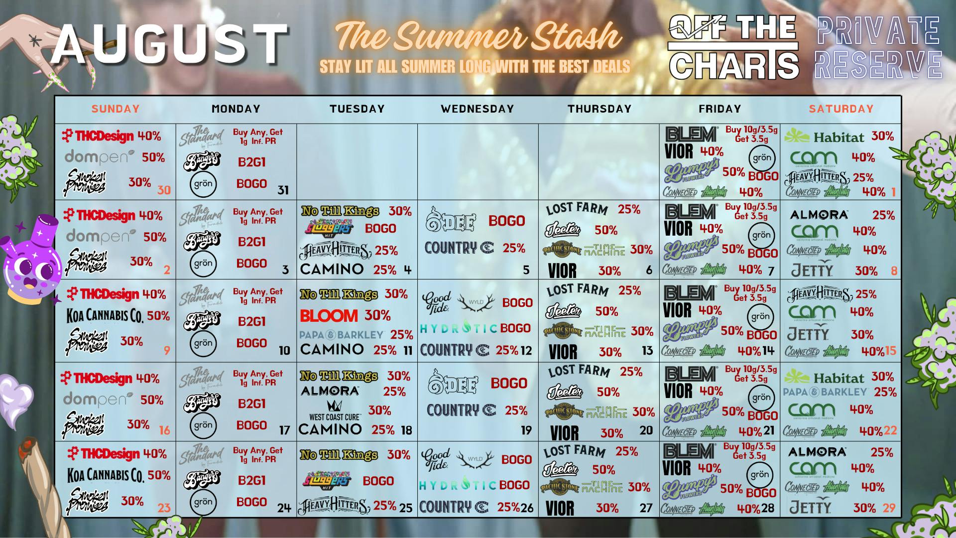 OFF THE CHARTS - WEHO The Summer Stash 🌴🔥!! THE BEST DEALS IN THE CITY