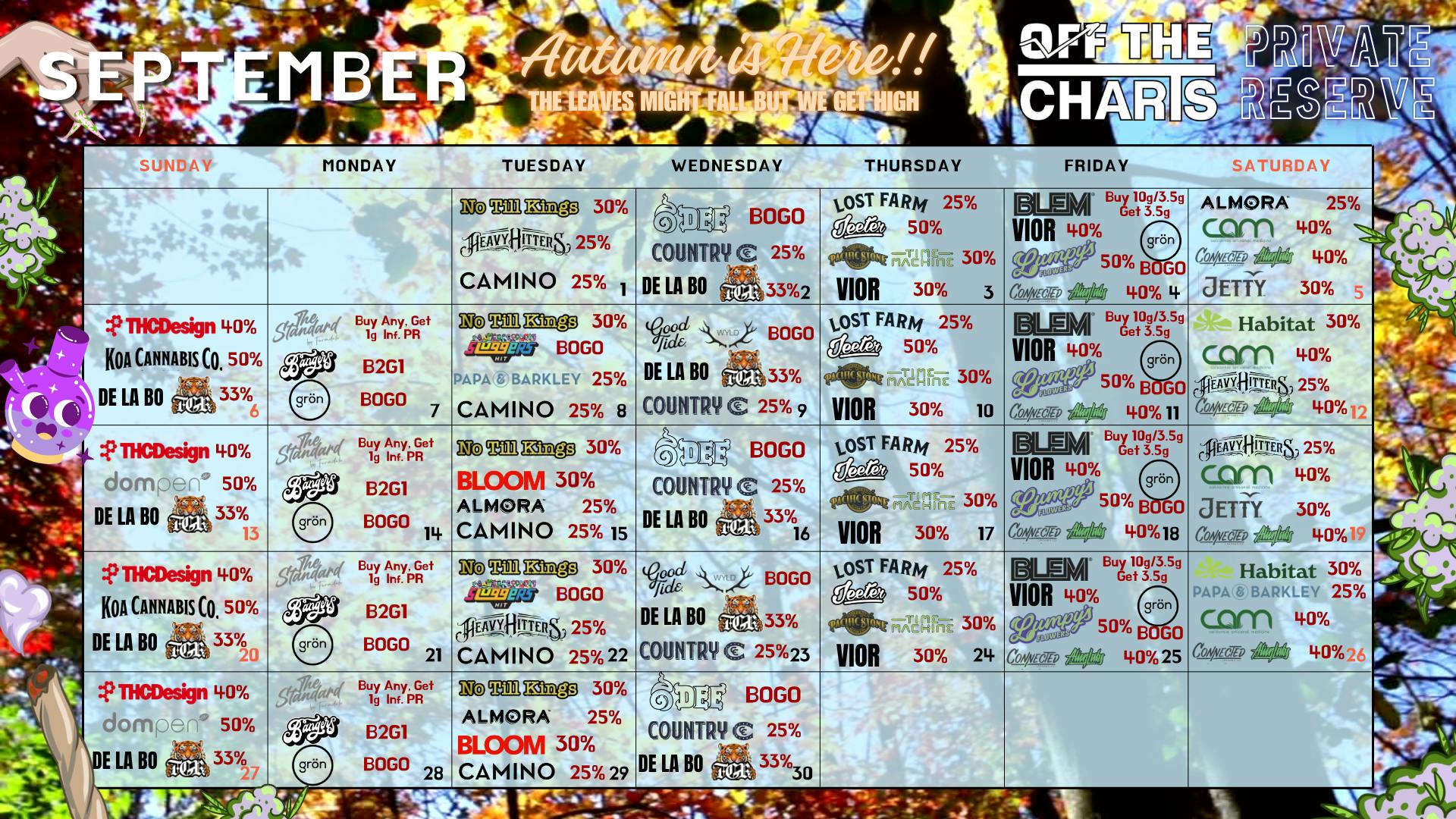 OFF THE CHARTS - WEHO STASH SEASON 👀 | September Deals