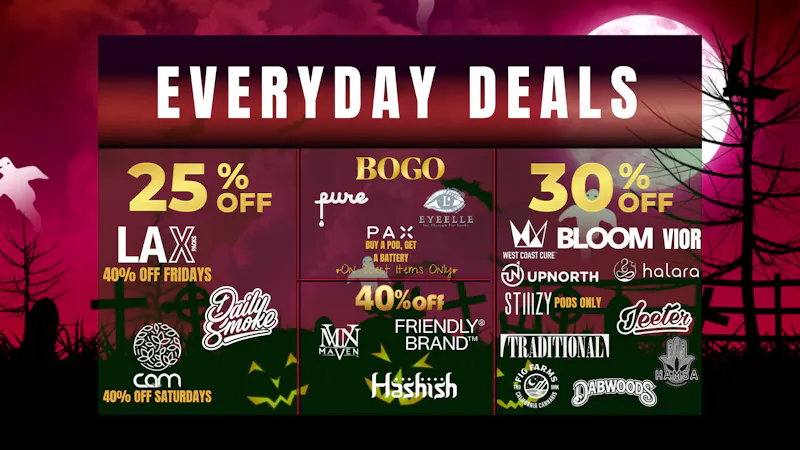 OFF THE CHARTS - WEHO Spooky Savings | OCTOBER DEALS
