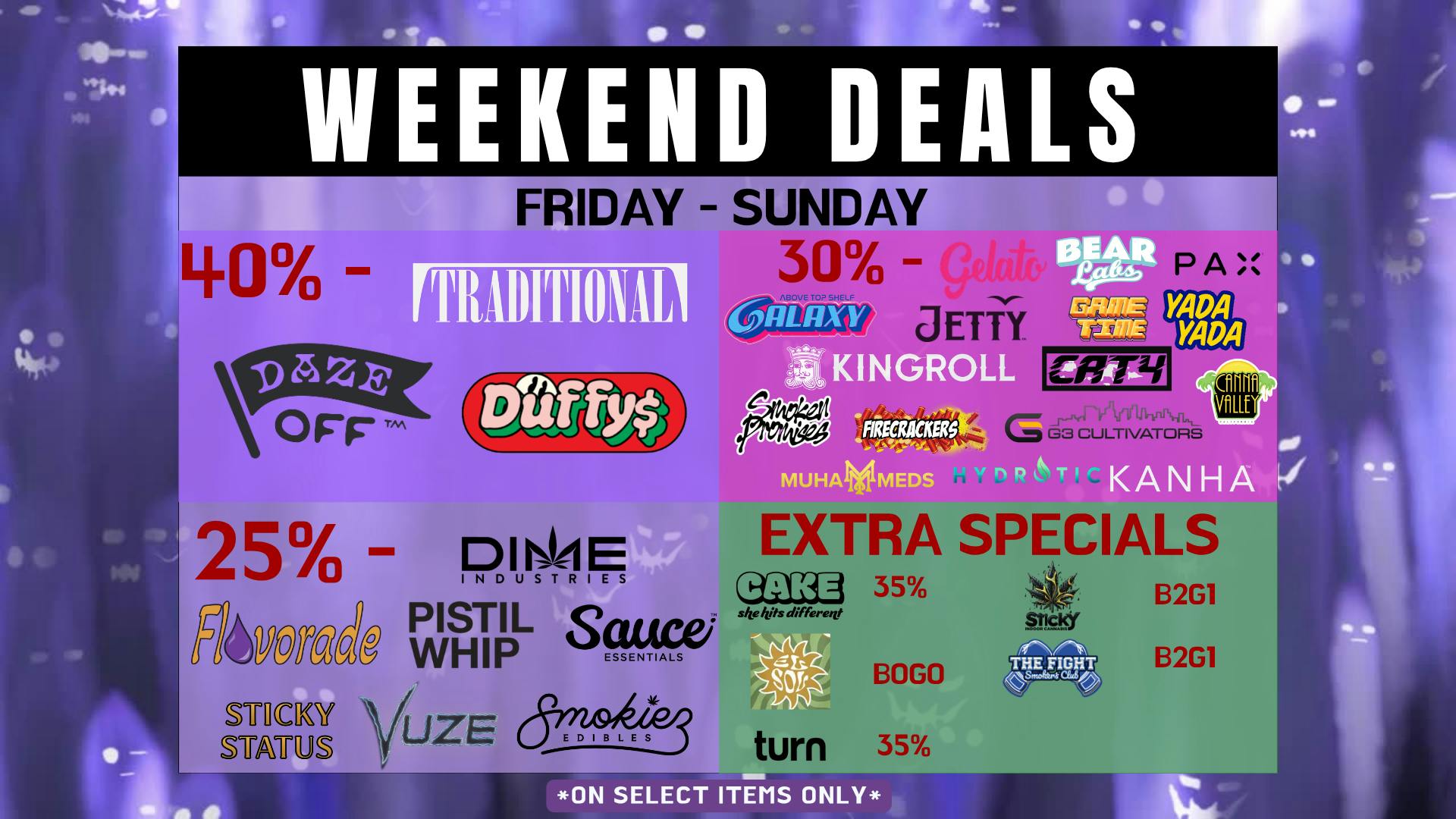 OFF THE CHARTS - WEHO Spooky Savings | OCTOBER DEALS