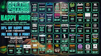 Off the Charts - Vista 15% Off- While it Lasts!