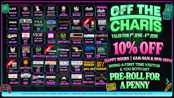 Off the Charts - Vista Kicking off summer- 20% OFF