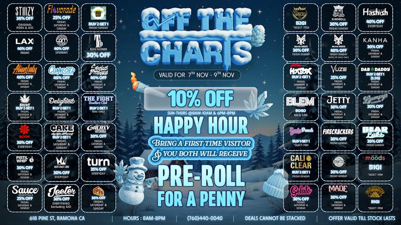 Off the Charts - Ramona BEST DEALS IN TOWN @ OTC!!