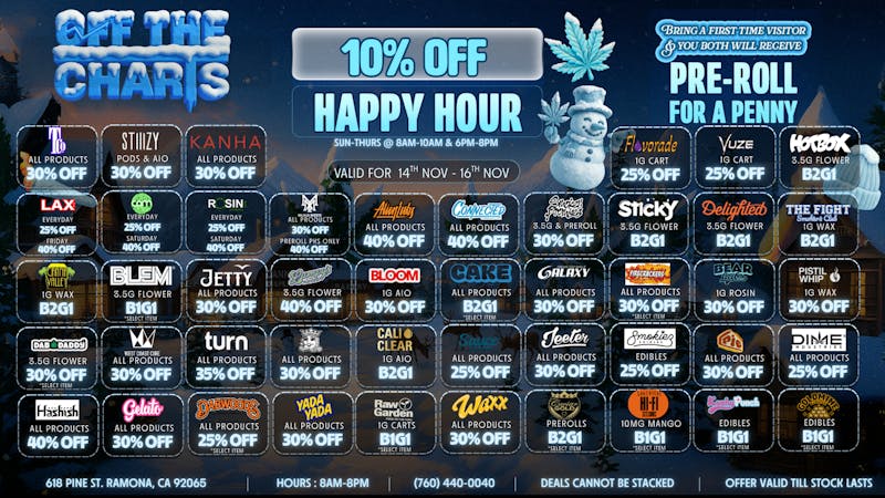 Off the Charts - Ramona Thankful, Grateful, and Saving Big @ OTC!🍂