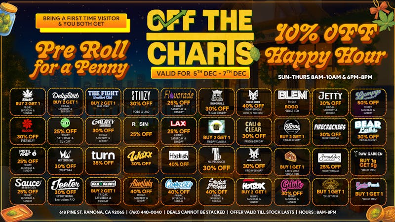 Off the Charts - Ramona 🎁 Jingle All the Way to Big Savings @ OTC!