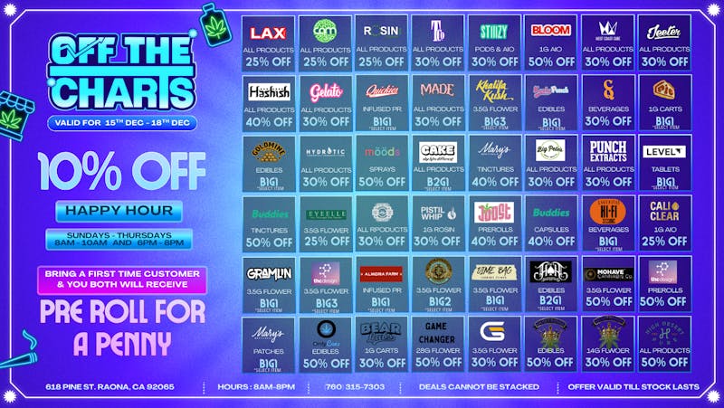 Off the Charts - Ramona 🎅 Santa’s Bringing the Best Deals @ OTC!