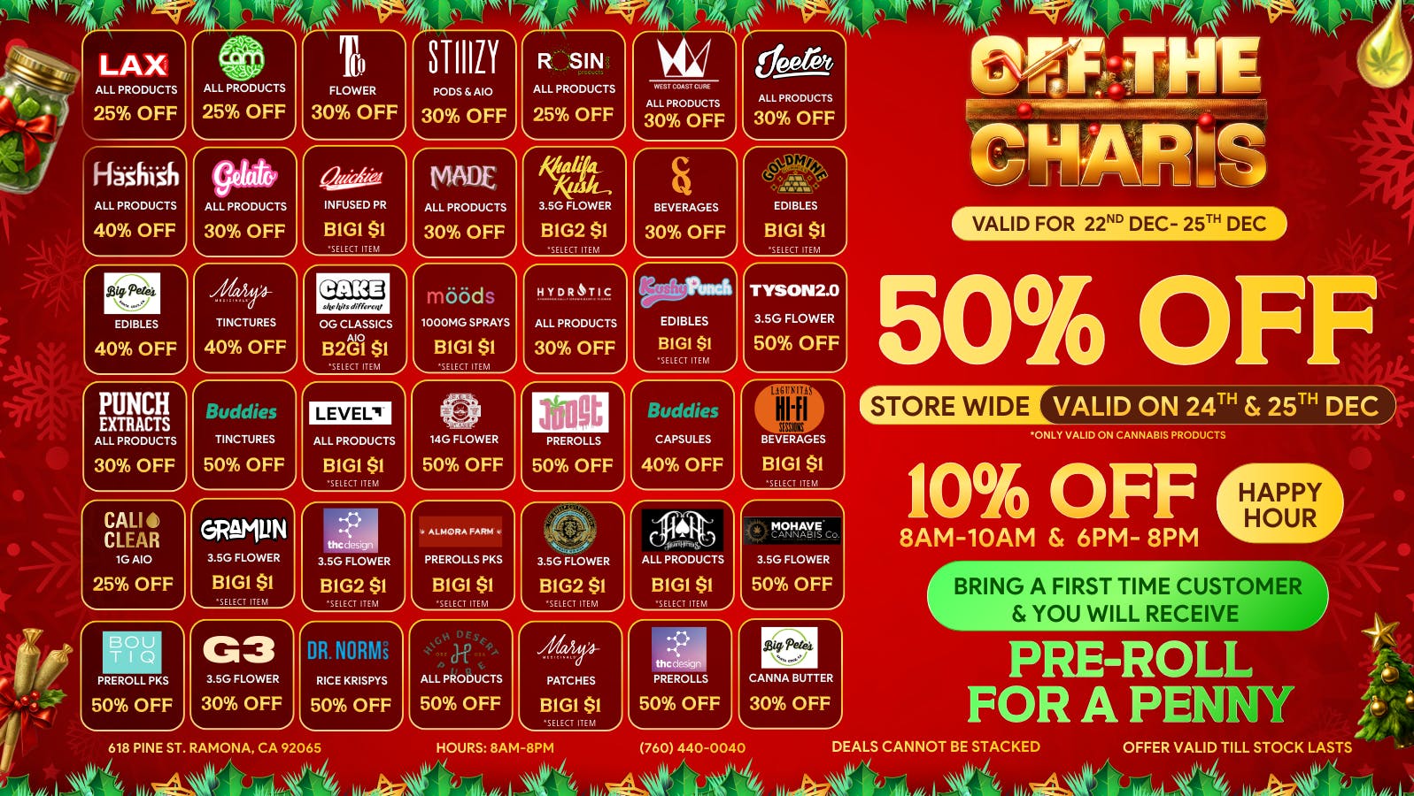 Off the Charts - Ramona 🎁 Holiday Steals & Christmas Deals @ OTC!