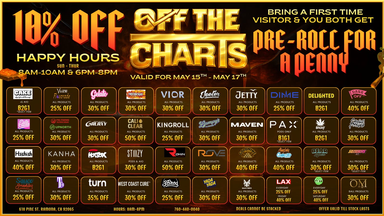 Off the Charts - Ramona SIZZLING HOT DEALS @ OTC!!
