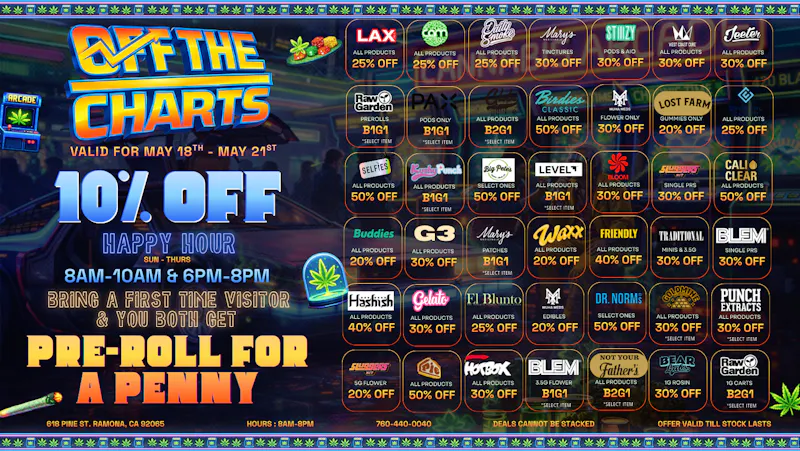 Off the Charts - Ramona HOTTEST DEALS AROUND @ OTC!!