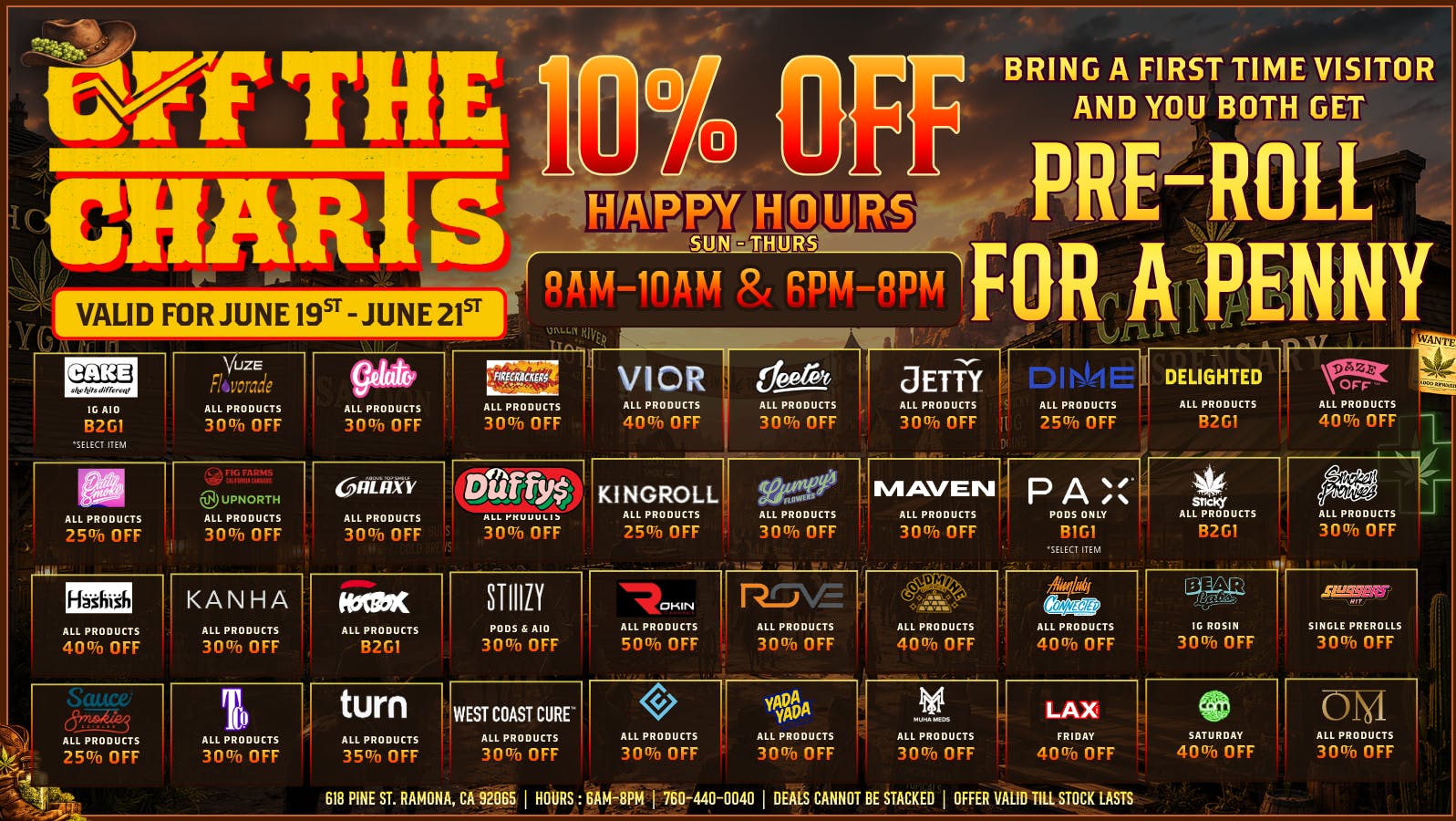 Off the Charts - Ramona HOTTEST DEALS AROUND @ OTC!!
