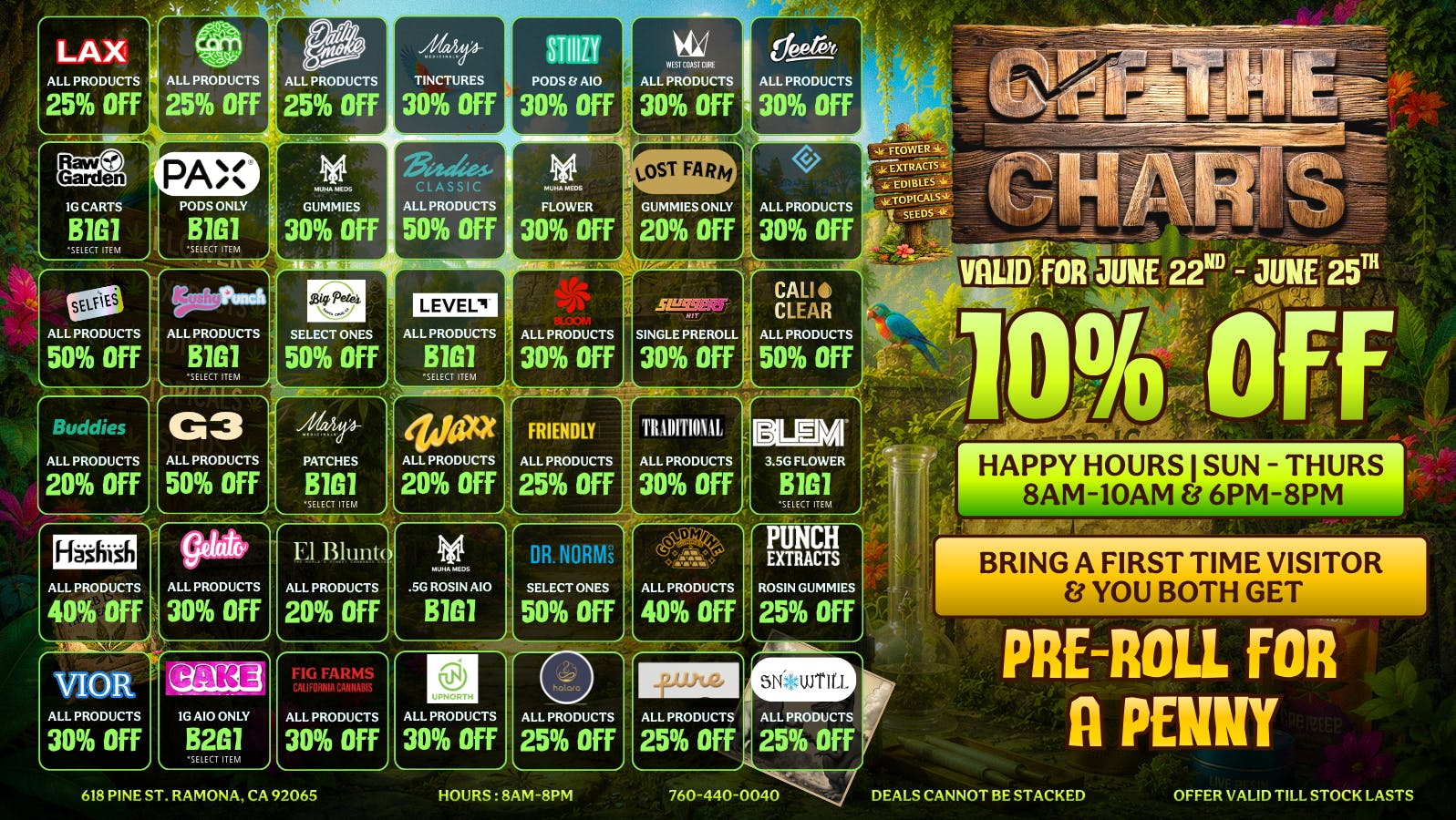 Off the Charts - Ramona SUMMER IS HERE & SO ARE THE DEALS!!
