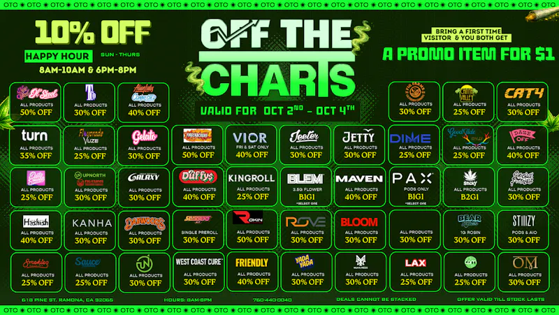 RELEAF MEDS - Ramona BEST DEALS IN TOWN @ OTC!!