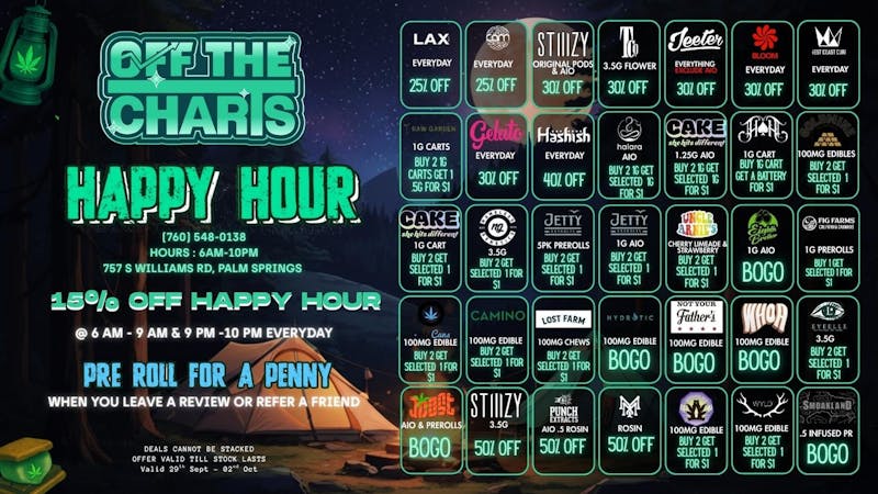 OTC Dispensary & Lounge Celebrate Autumn with the BEST deals in the Valley