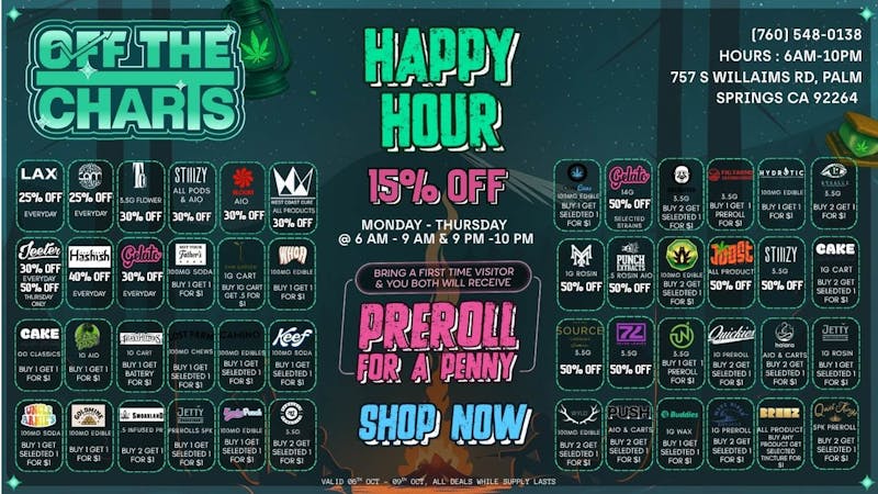 OTC Dispensary & Lounge Selected Deal Celebrate Autumn with the BEST deal