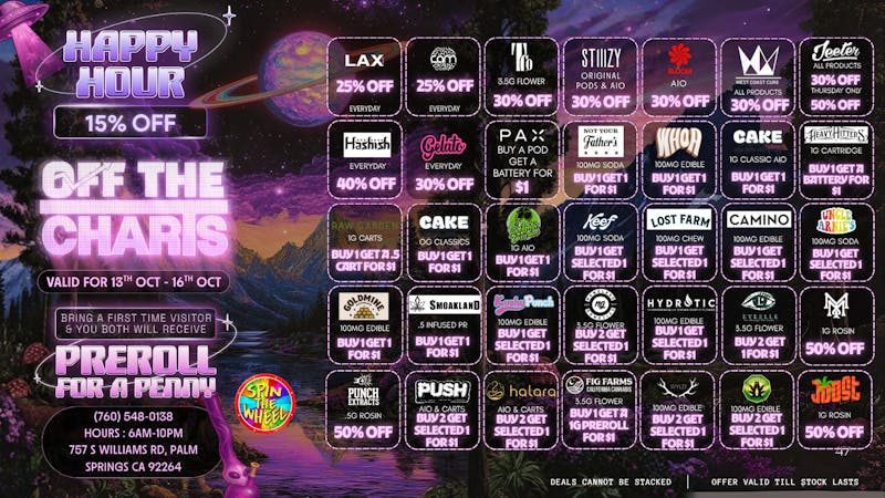 OTC Dispensary & Lounge The Best Deals in the ENTIRE Valley!!!! :)