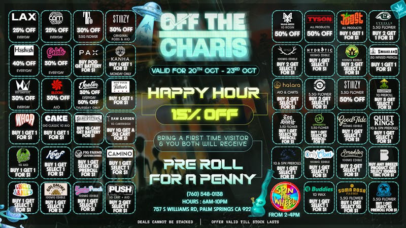 OTC Dispensary & Lounge Celebrate Autumn with the BEST deals in the Valley
