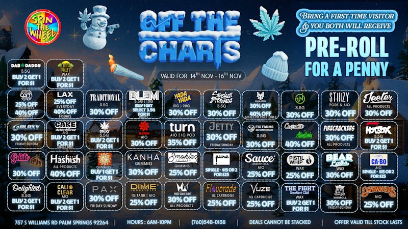OTC Dispensary & Lounge The Best Deals in the ENTIRE Valley!!!! :)