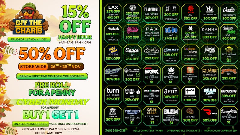 OTC Dispensary & Lounge THANKFUL FOR YOU!