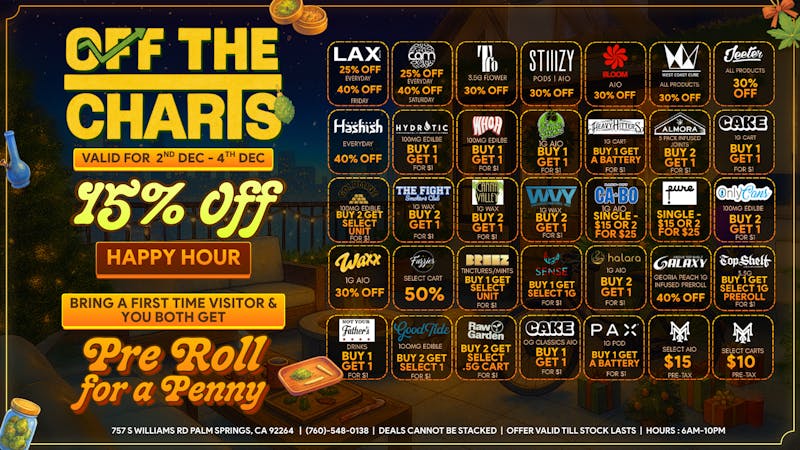 OTC Dispensary & Lounge The Best Deals in the ENTIRE Valley!!!! :)