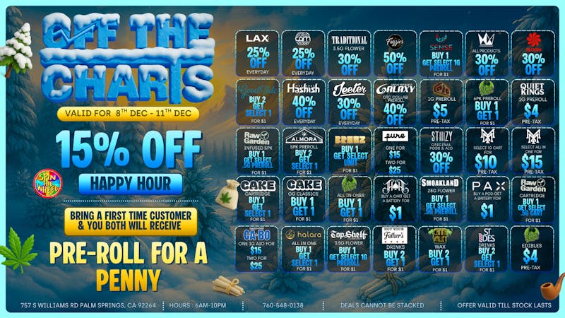 OTC Dispensary & Lounge The Best Deals in the ENTIRE Valley!!!! :)