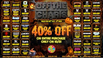 Off The Charts - Palm Springs NO TRICKS, JUST TREATS!!!