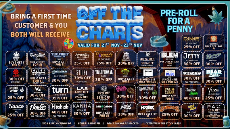 Off The Charts - Palm Springs BEST SELECTION, BEST DEALS @ OTC!!!!😁😁😁